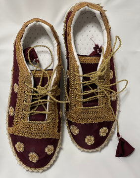 MAROON BRIDAL SNEAKERS 🤩✨ (MAKE TO ORDER)