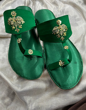 Dark green beauty Kolhapuri