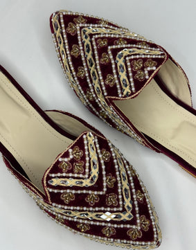 Royal Velvet Mules 👑