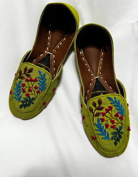 Albine green loafers