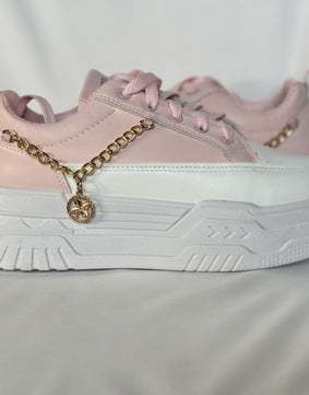 String Pink Sneakers