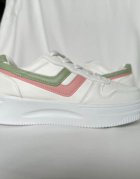 GREEN PINK SNEAKERS