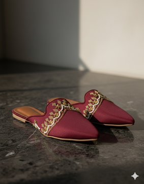 Gilded Grace Mules 💛