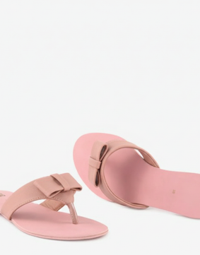 Blush Bow Kolhapuri 💥