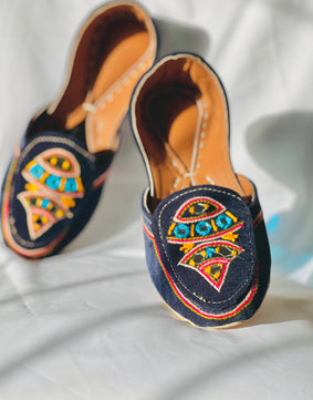 Burning blue Loafers azadi sale